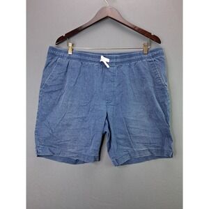 Goodfellow & Co Shorts Mens Large Blue Elastic Waist Drawstring Casual Summer